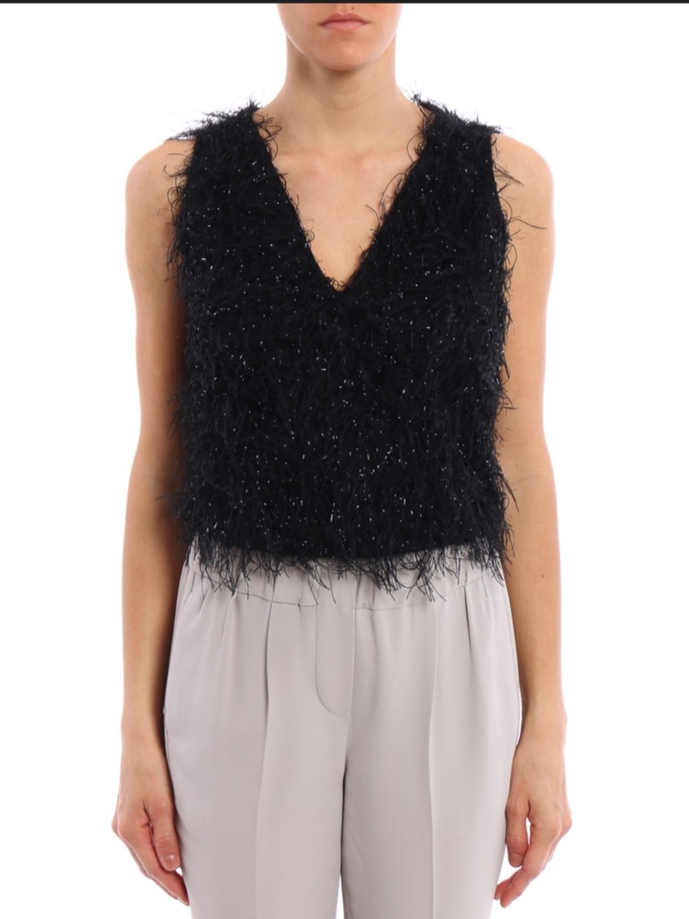 BRUNELLO CUCINELLI
Lurex fil coupé top